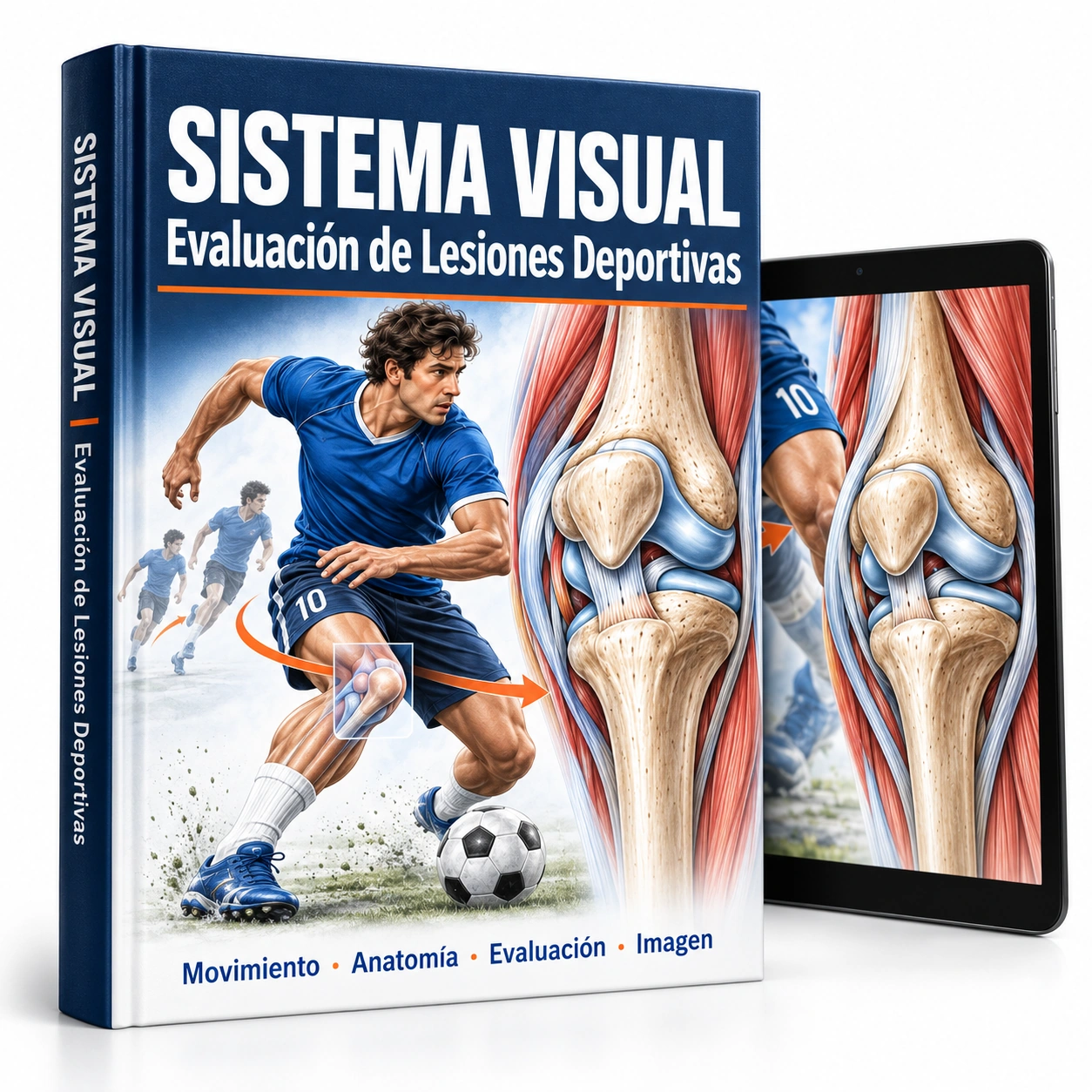 Mockup ilustrativo del recurso digital Sistema Visual de Evaluación de Lesiones Deportivas